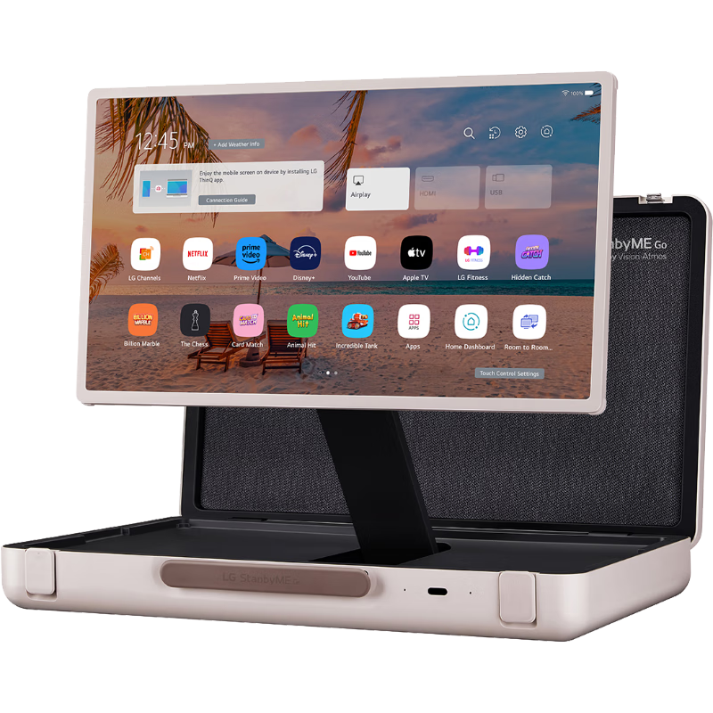 LG 推出 27 英寸便携式随行屏 StanbyME Go：2K 触摸屏，独特手提箱造型