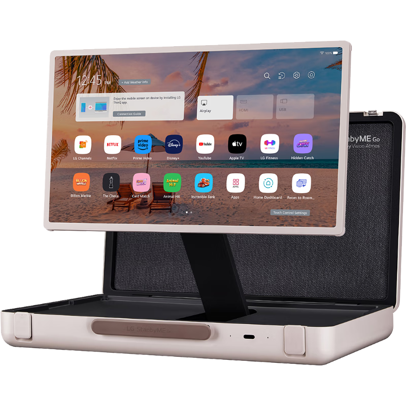 LG 推出 27 英寸便携式随行屏 StanbyME Go:2K 触摸屏,独特手提箱造型