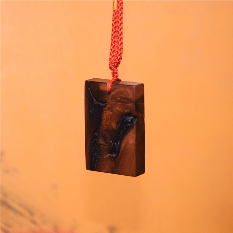 亚瑜媚级雷击枣木护身符吊坠无事牌平安牌 防噩梦惊吓女士儿童道家