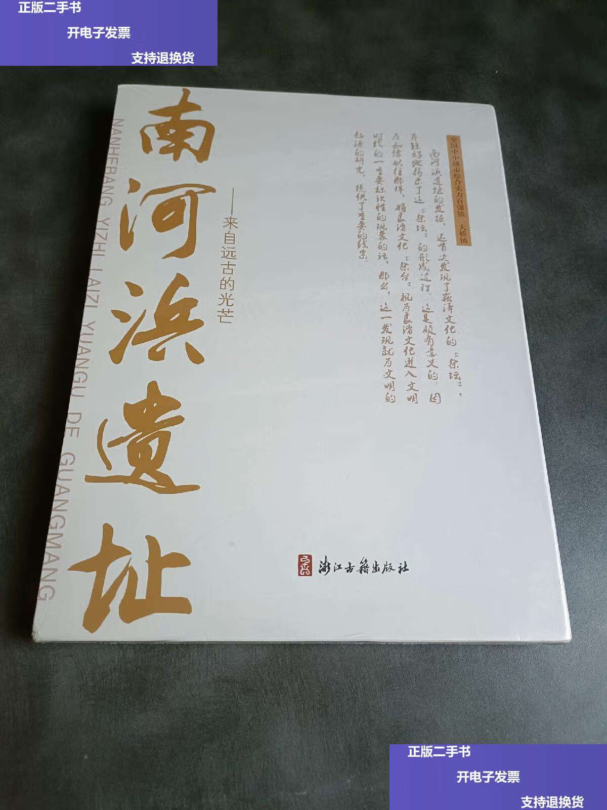 【二手9成新】南河浜遗址 来自远古的光芒 /浙江省嘉兴市南湖区大桥镇