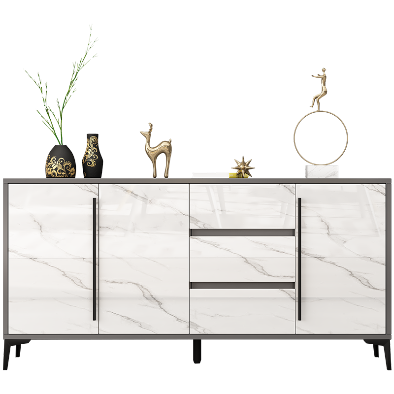 AEY 餐边柜现代简约碗柜客厅靠墙家用灶台柜一体厨房茶水柜 梦想A726