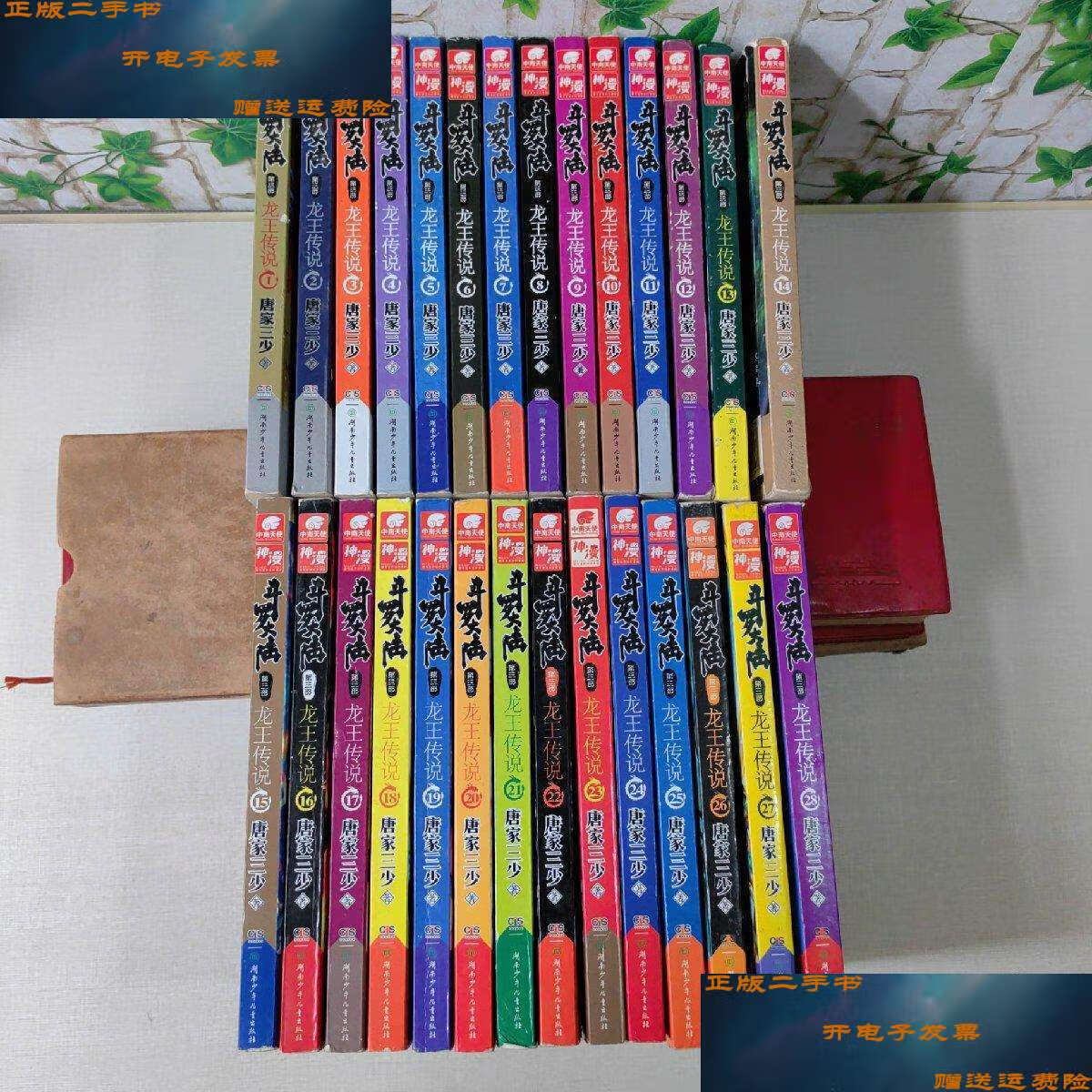 【二手9成新】斗罗大陆第三部龙王传说(1—28合售)其中第14册品相较差