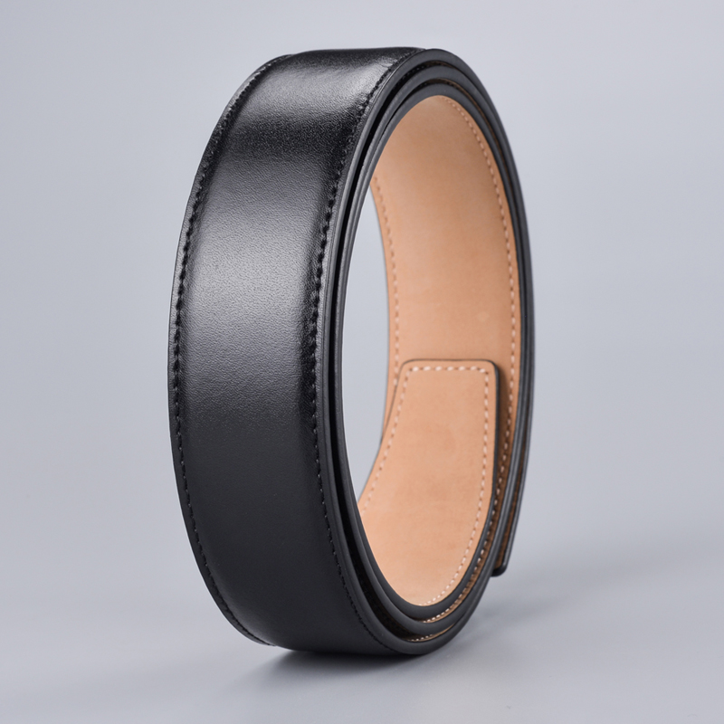 kt皮带条不带头无孔无牙皮带男真皮头层牛皮无扣带身无头腰带不带扣