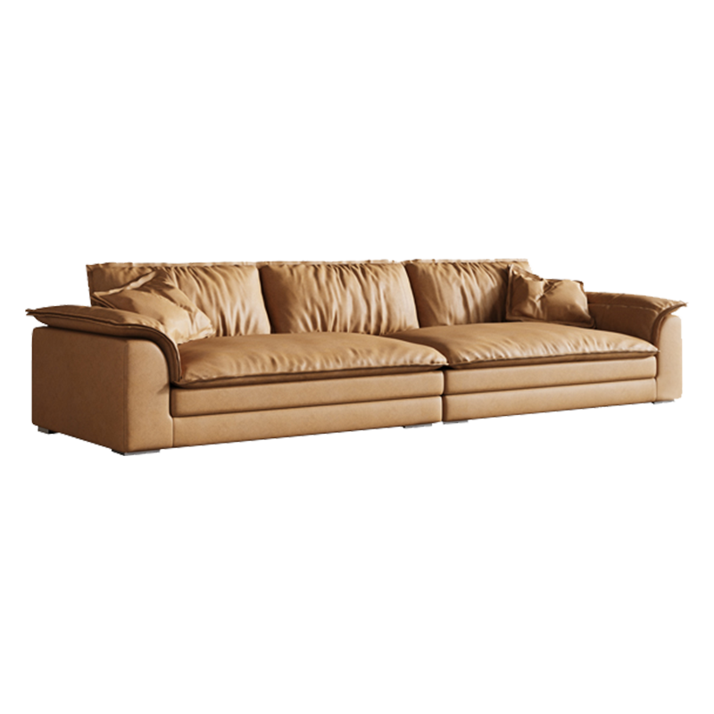 季勤 沙发 科技布沙发轻奢现代简约布艺意式极简羽绒客厅大平层宽坐深沙发客厅家具转角沙发 【德国纳米防水科技布】3.3米直排大五人位 全新升级防螨抗菌竹炭海绵【羽绒座包】俄罗斯松木