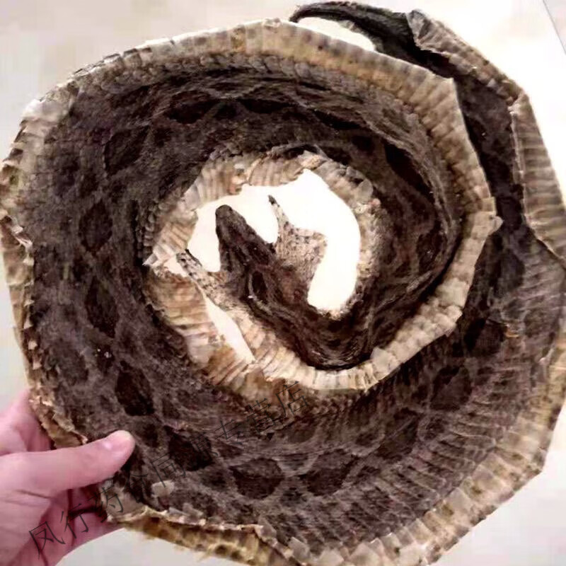 北京同仁堂中药材蕲蛇五步蛇八步蛇整条大蕲蛇干130克包邮 眼镜蛇