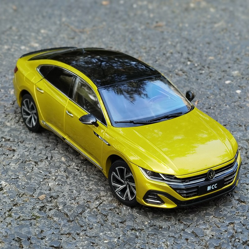 全新一代 一汽大众cc 合金汽车模型 仿真车模 2021款大众cc 金色