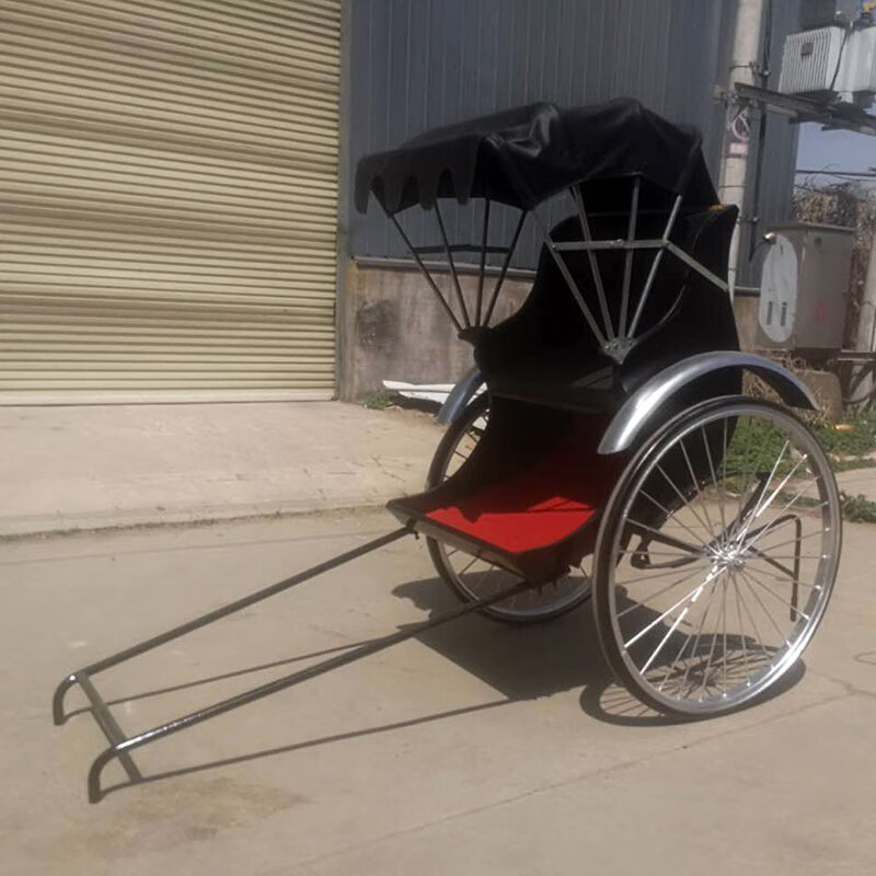 黄包车人力 日式黄包车老上海人力车老北京黄包车电动民国东洋车l