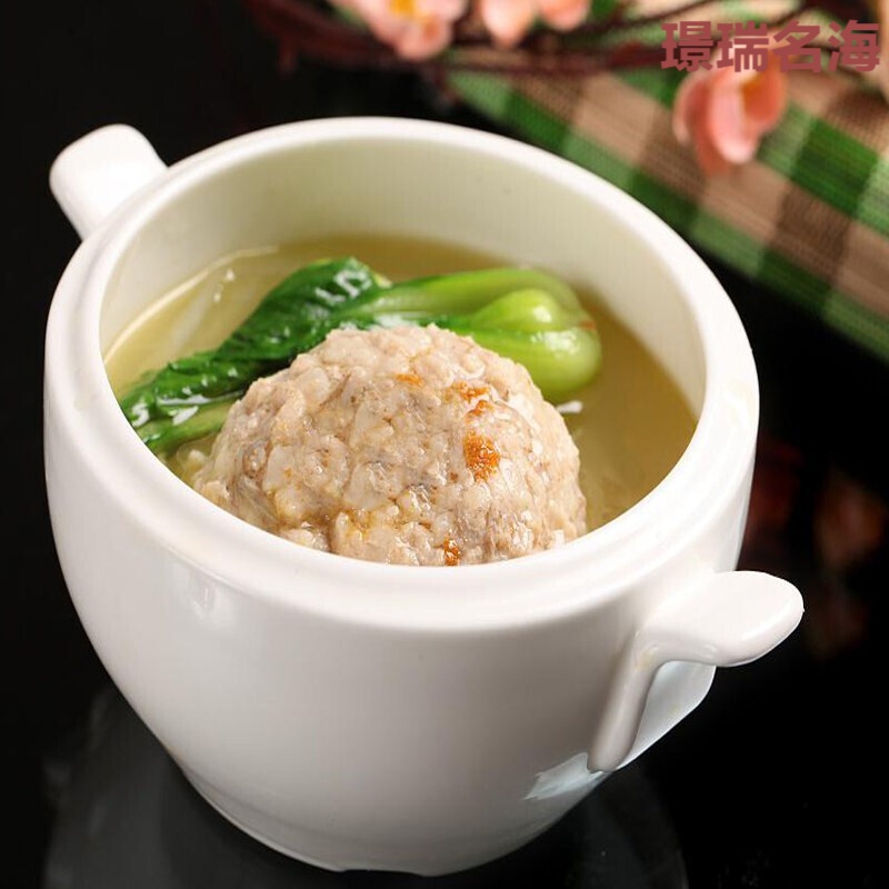 羽芝曼江苏扬州特产蟹黄蟹粉狮子头丸子 蟹黄狮子头240g/盒