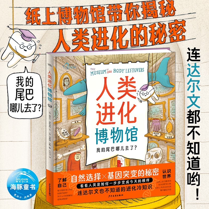 海豚传媒 人类进化博物馆科普绘本精装 儿童绘本小学绘