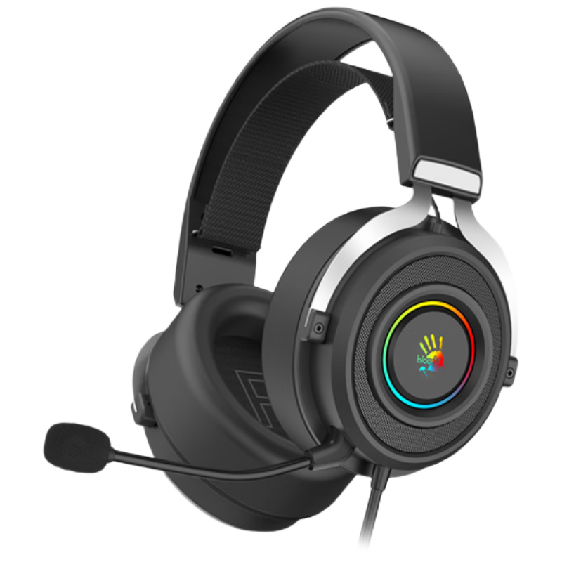 ˫���ࣨA4TECH��G535 ���ߵ羺����ͷ��ʽ Ѫ�����������Զ�����USB7.1��Ч�Լ�CSGO��Ϸ���� ����ɫ