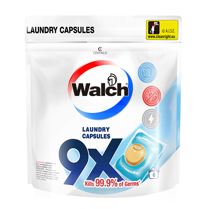 威露士（Walch）洗衣凝珠12g/颗  9X洁净除菌除螨洗衣液洗衣珠球 尝鲜装（6粒）