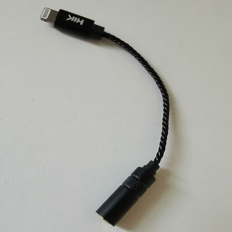 HIK 耳放转接头Type-C转3.5MM音频线hifi解码小尾巴苹果转接线 苹果转3.5MM使用感如何?
