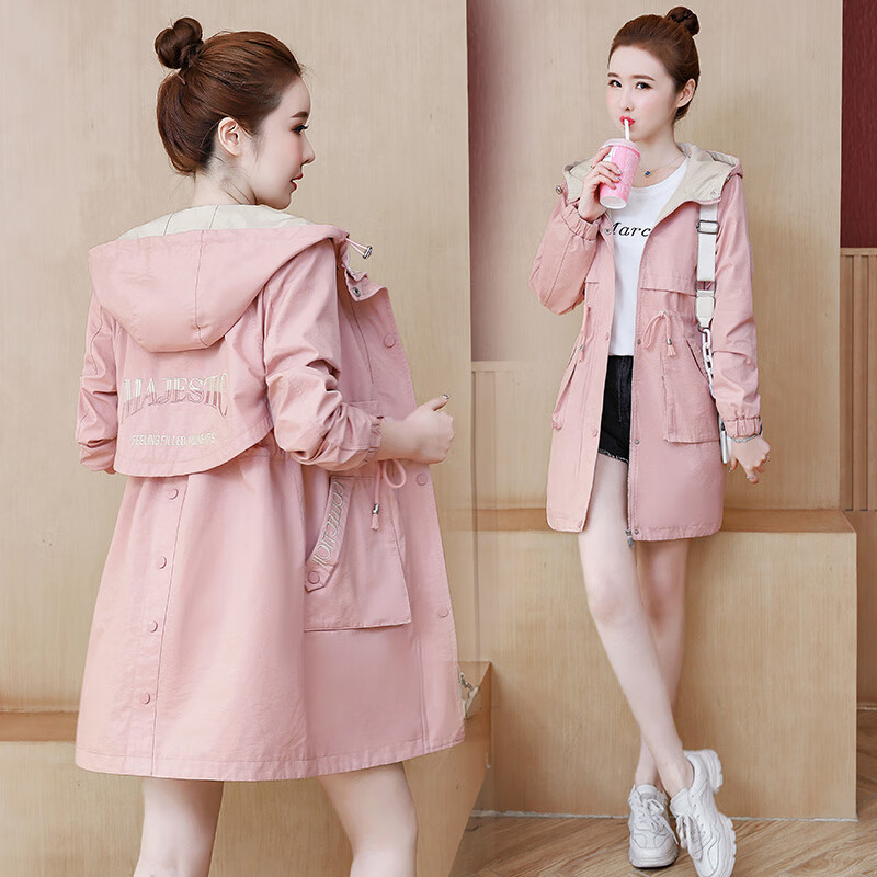 新款秋季女装春秋时尚韩版气质减龄小香风女士休闲宽松小个子秋天风衣
