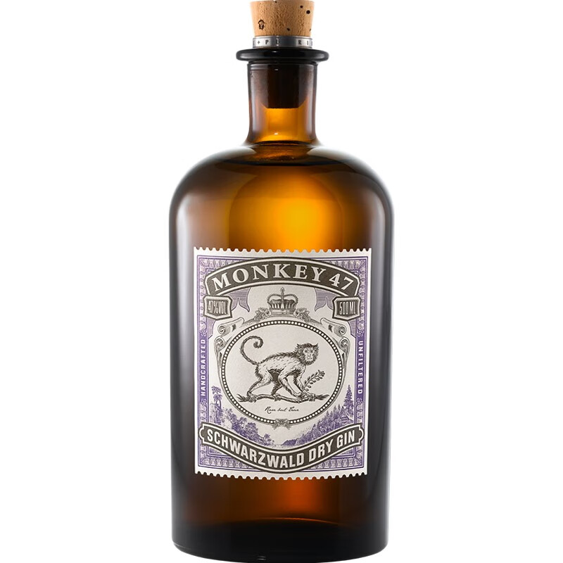 猴王47（Monkey）行货黑森林干金酒 风味配制酒500ml 德国进口洋酒