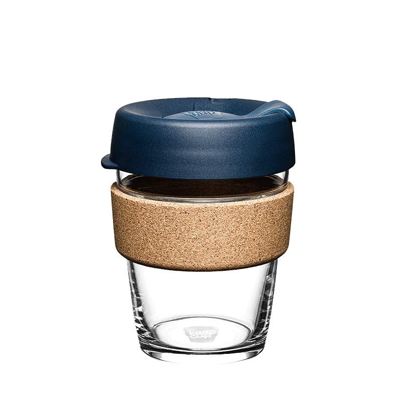 KEEPCUP澳洲进口咖啡杯范木环随行环保便携钢化玻璃水杯云杉340ml