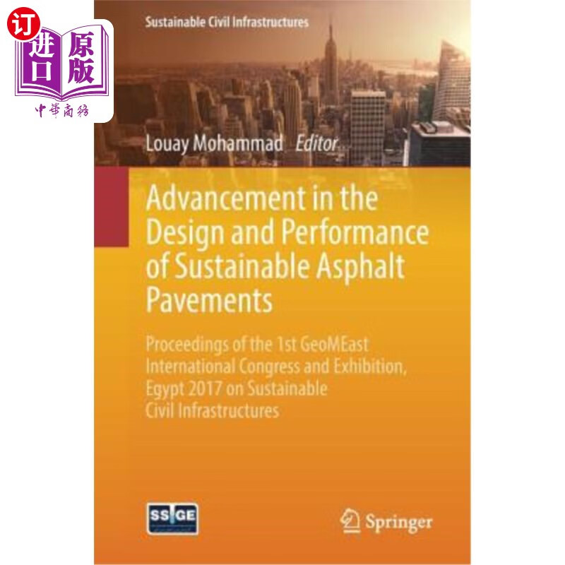 海外直订advancement in the design and performance of sustainable