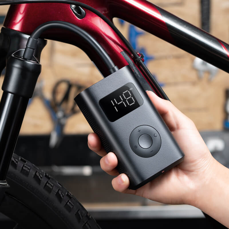 小米充气宝小米米家充气宝1s数字胎压检测预设压力充到即停内置锂电池