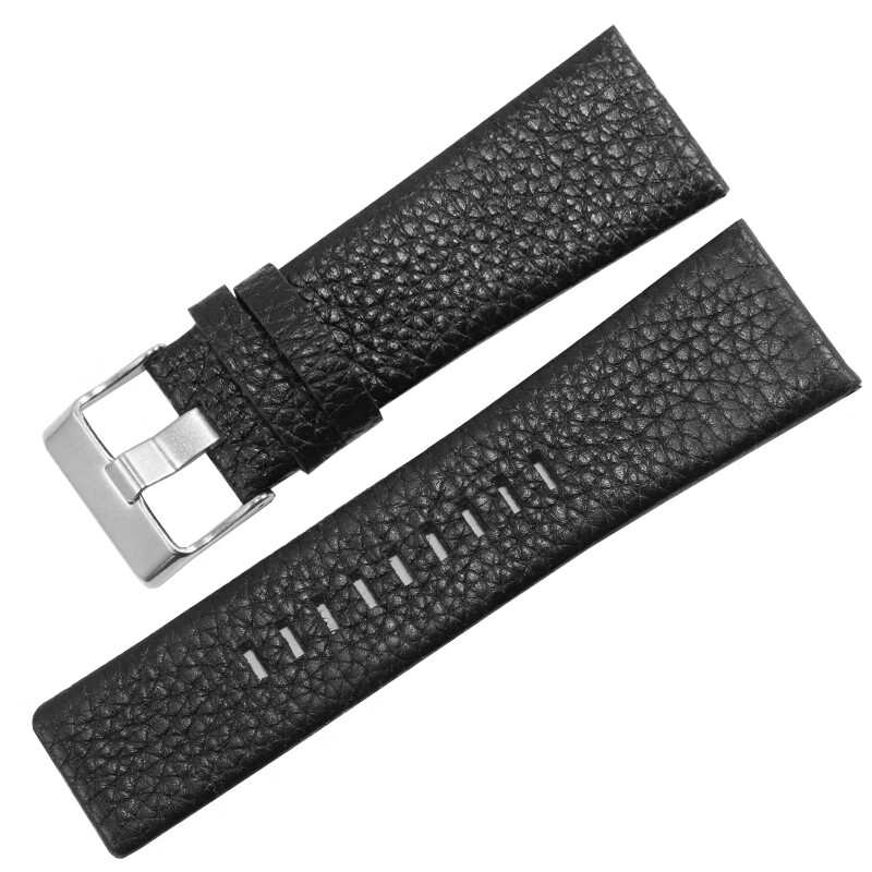 yopo pretty original适用迪赛荔枝纹真皮手表带男dz4318/7395/4578