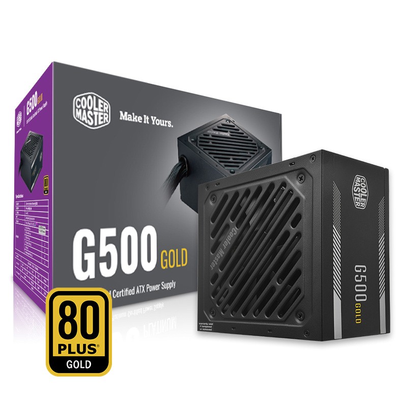 酷冷至尊G500 800 GOLD金牌600W 电脑台式主机静音电源额定700W 酷冷至尊 G500 金牌直出额定500W