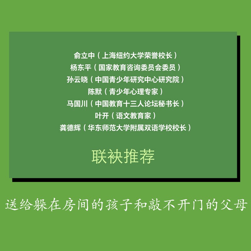 少年发声 听见孩子们的心声 不被理解的少年作者 陈瑜 送给躲在房间的孩子和敲不开门的父母 触动家长的醒脑之书 中信出版社