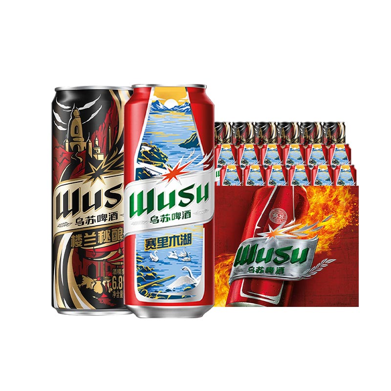 WUSU ����ơ�� ������+¥����� ��װ 500ml 18�� 64Ԫ