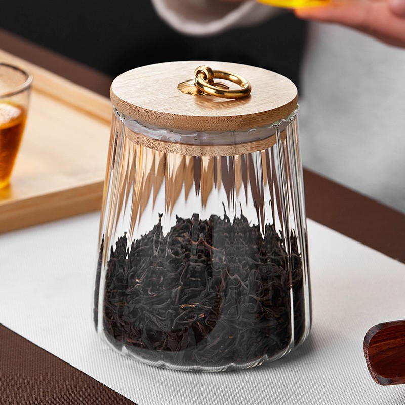 茶罐加厚密封茶盒储物罐大小号居家醒茶罐茶缸茶具配件 慕雪茶叶罐