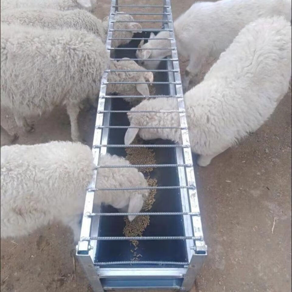 新款小羊补料槽小羊开口料槽加厚羔羊槽羊料槽羊槽食槽 3米补料槽到