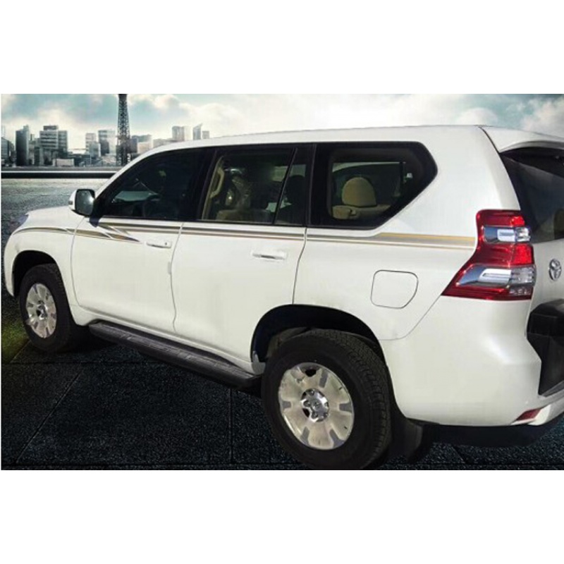 适用于丰田普拉多17款专用车身彩条拉花 丰田普拉多 霸道车门大字母