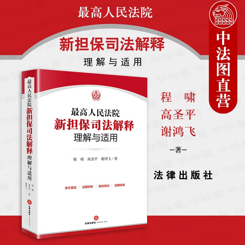 高人民法院新担保司法解释理解与适用 程啸高圣平谢鸿飞 附适用民法典有关担保制度解释 条文要旨裁判观点