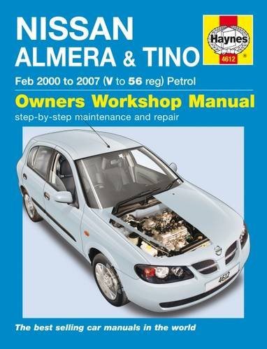 预订 Nissan Almera & Tino Petrol (Feb 00 - 07) Haynes Repair Manual