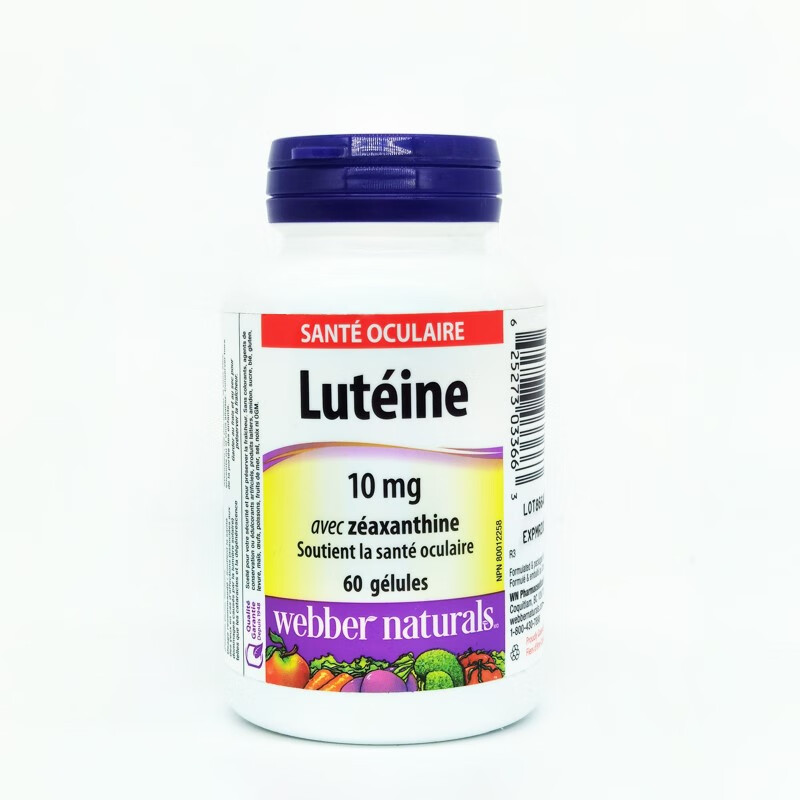 加拿大webber lutein伟博儿童叶黄素玉米黄素10mg60粒青少年 0粒