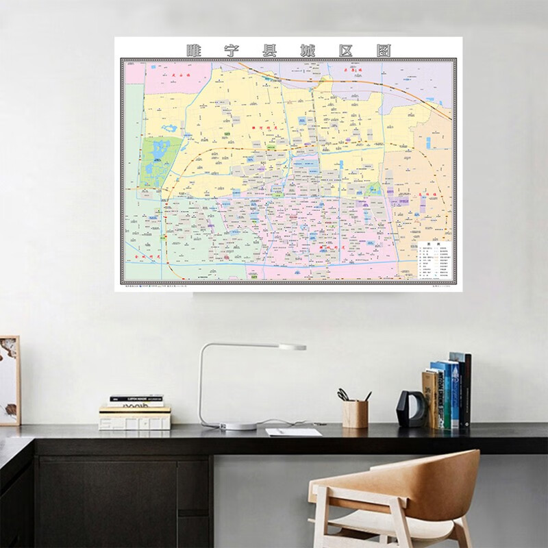 睢宁县城区图2024徐州市市区地图定制交通街道图新版贴图挂图 贴图