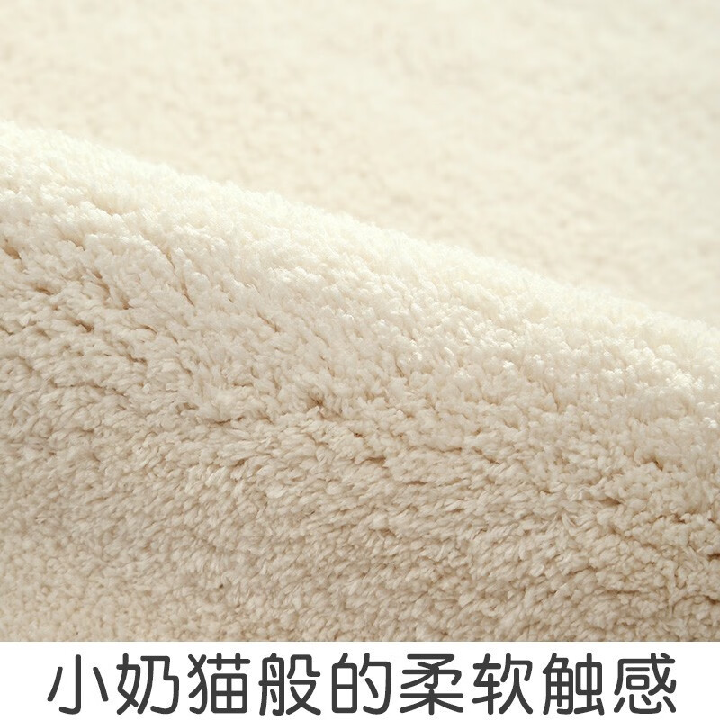 大江羊羔绒长条地毯卧室床边毯防滑隔凉脚毯舒适飘窗垫毯 云尚 80*160cm