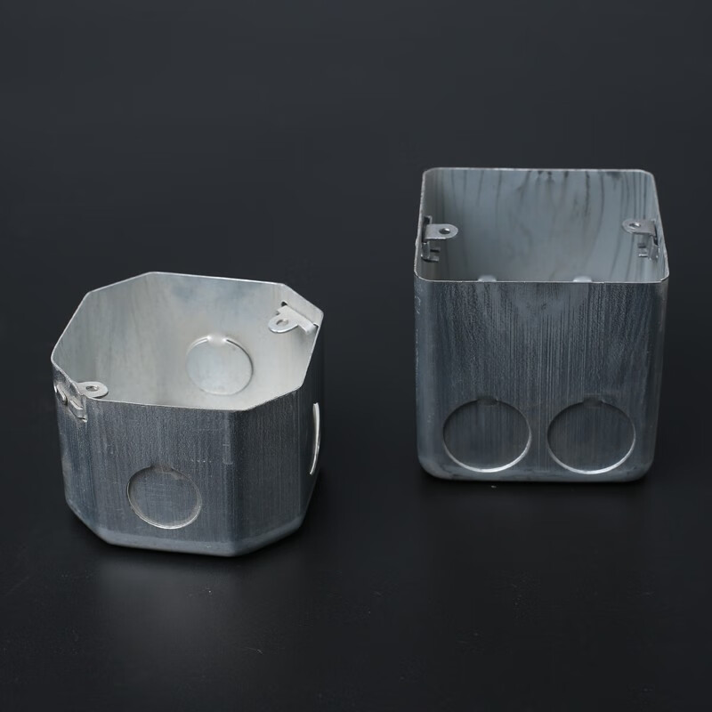 十鼎86暗装线拉伸盒镀锌接线盒h50h60h70h80插座底盒jdg金属接线盒