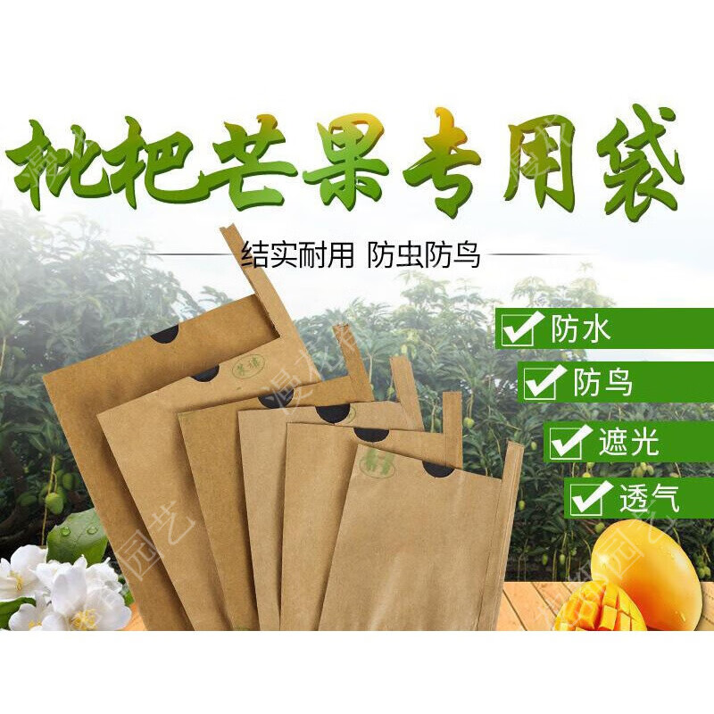 晗畅套袋防虫鸟防水防晒枇杷套袋专用袋枇杷袋子芒果套袋果袋水果套袋