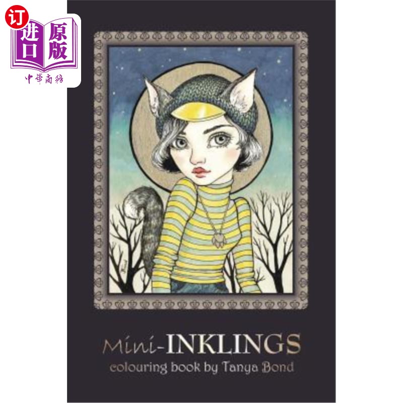 海外直订mini-inklings colouring book by tanya bond: coloring