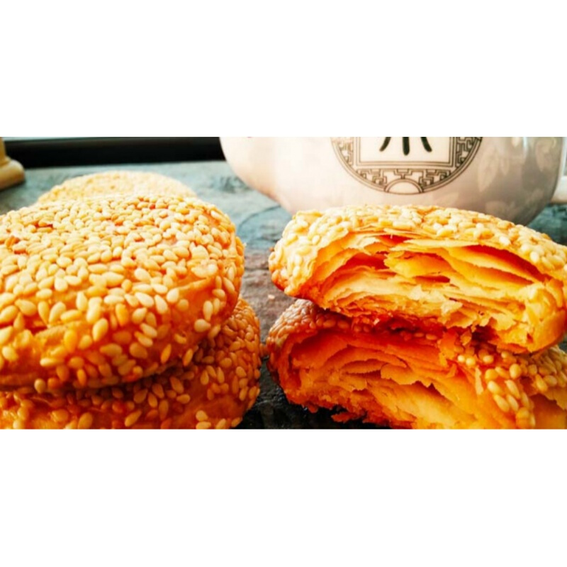 胖王永烧饼胖王永 原味整箱10袋 油酥烧饼 河北保定涿州特产 北京庙会