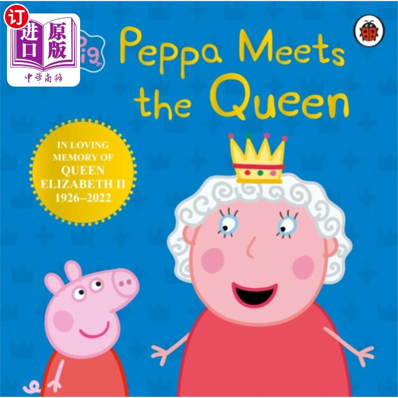 海外直订peppa pig: peppa meets the queen 《小猪佩奇:佩奇遇见女王