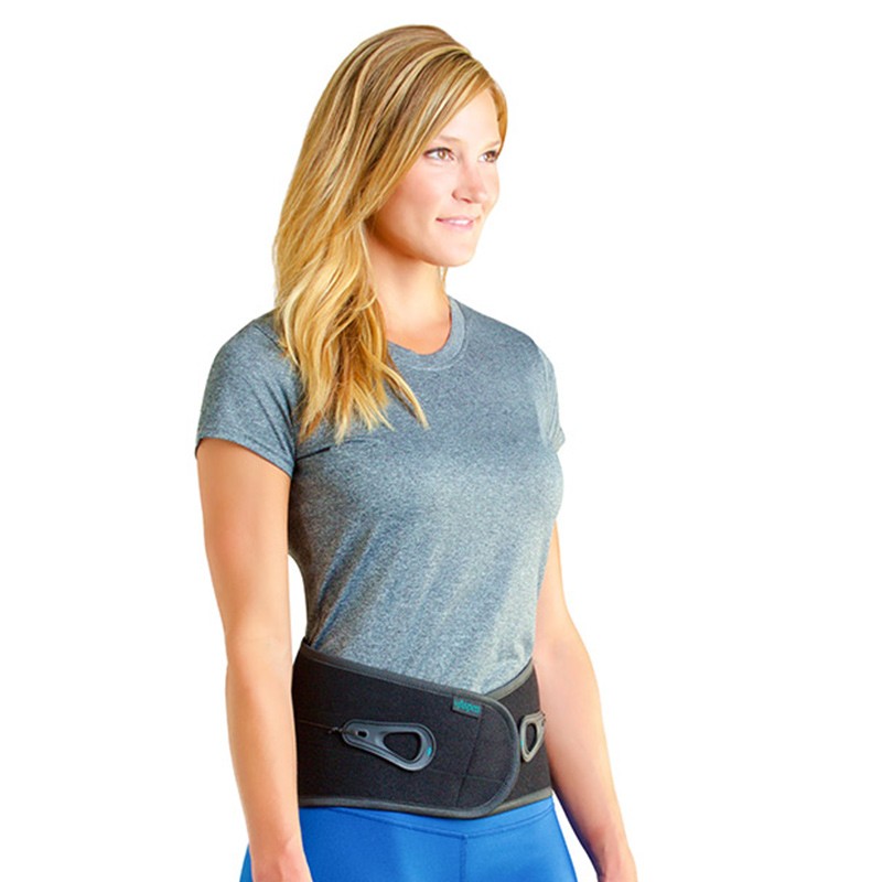 爱斯本 进口腰间盘突出夏季轻薄款护腰带腰椎固定器腰带ASPEN LUMBAR L 黑色