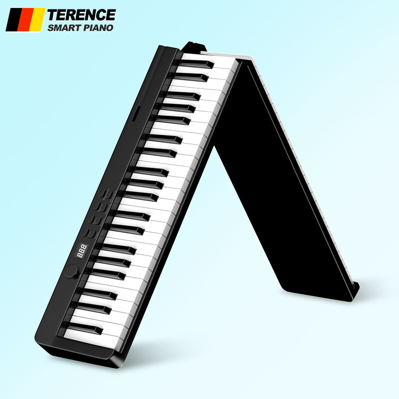 特伦斯(terence)儿童电子琴88键露营便携折叠电钢成人专业幼师考级 x