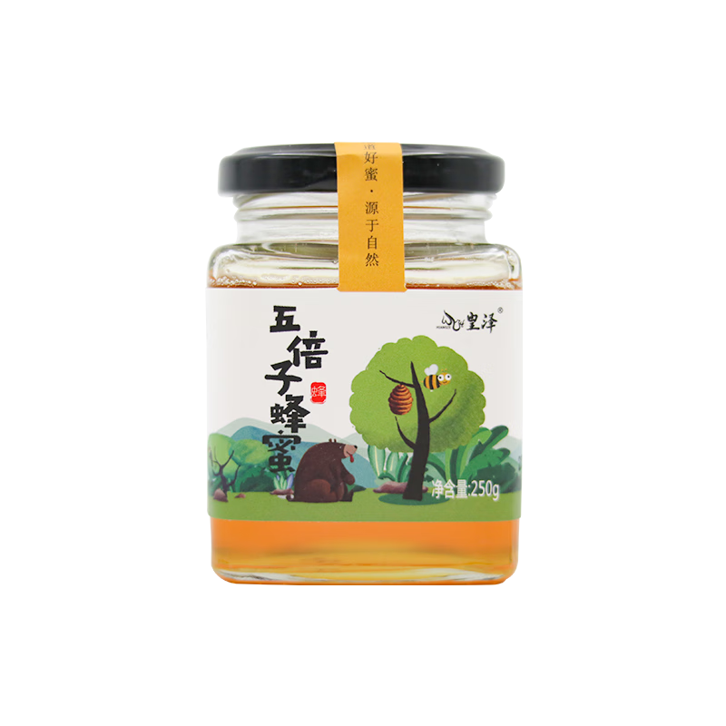 皇澤五倍子蜂蜜250g特色藥材中藥蜜種 250g/瓶