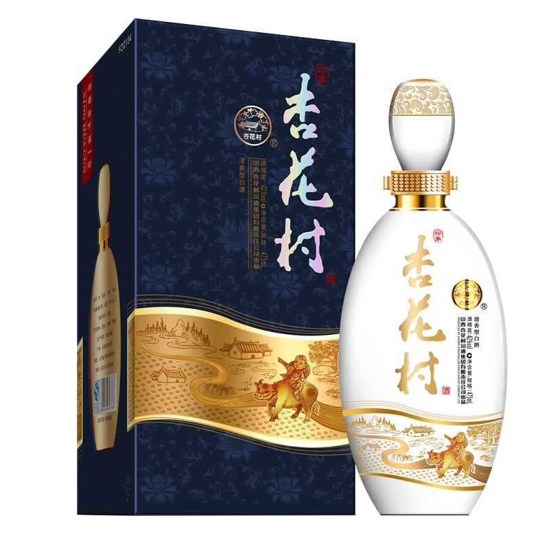 汾酒  42度杏花村(印象)475ml 清香型 山西汾酒杏花村