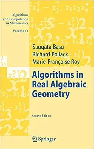 预订 Algorithms in Real Algebraic Geometry