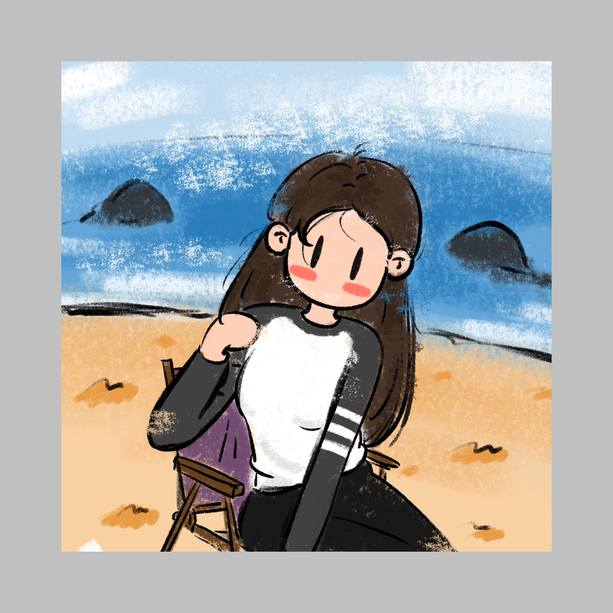 wcznewmasus手绘油画棒头像情侣照片转油画肖像画定制恋人照片代画