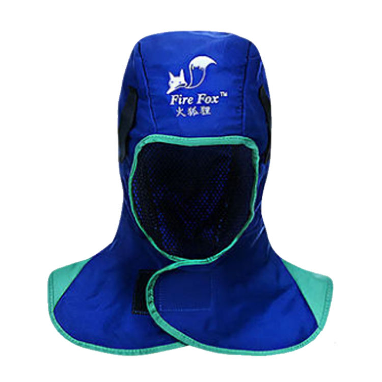 威特仕火狐狸披肩劳保防尘防烫帽子