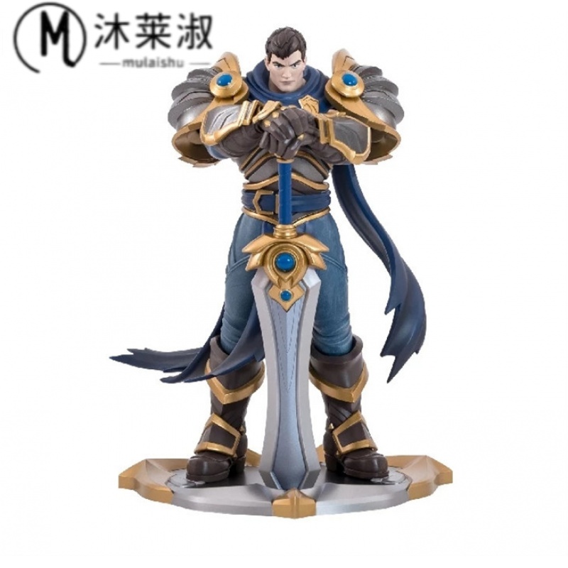 万代(bandai)lol英雄联盟德玛西亚之力中型雕塑大号模型摆件 盖伦
