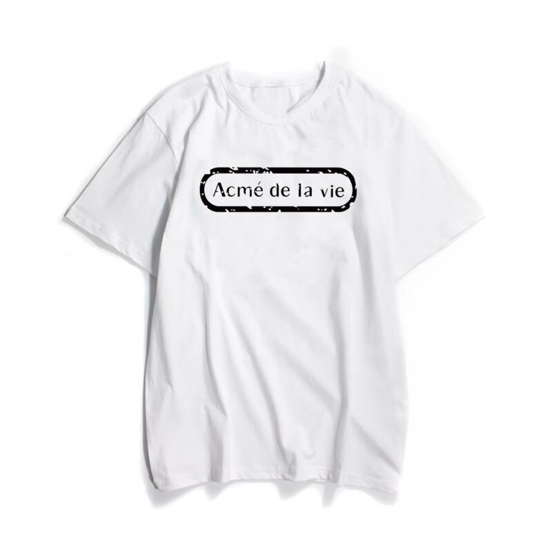 天颛李知恩同款衣服iu德鲁纳酒店韩版t恤女ins潮流字母宽松上衣半袖衫