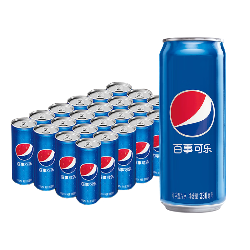 百事可乐Pepsi330ml*24细长罐价格走势及市场趋势分析