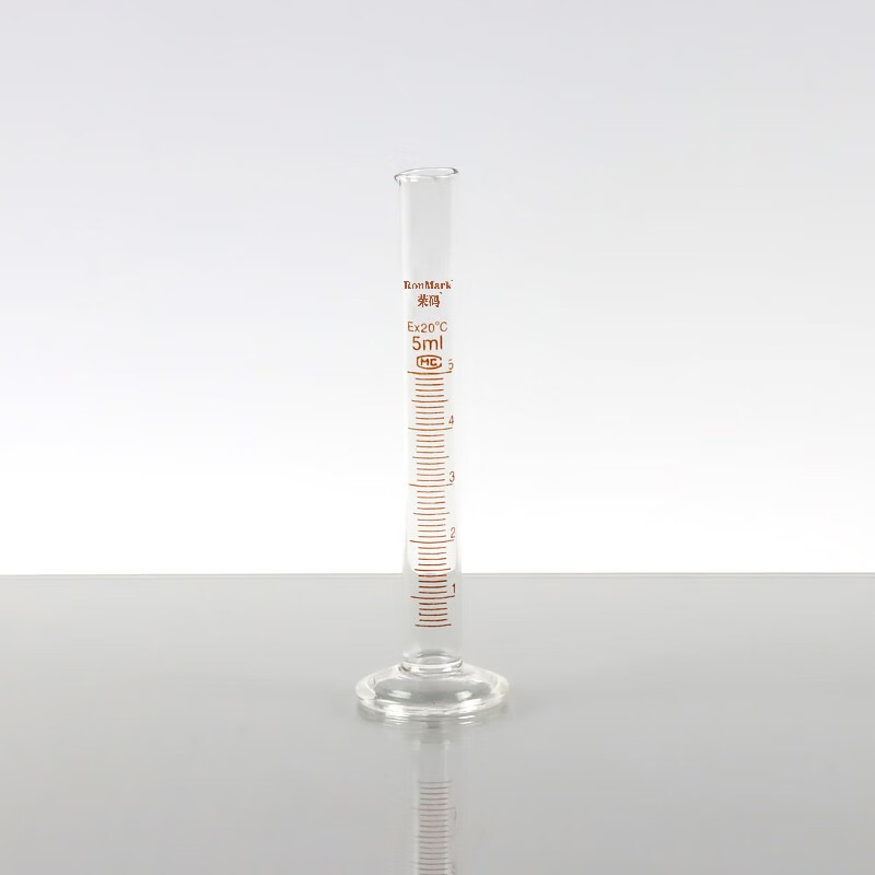 koraba 玻璃量筒5/10/25/50/100/250/500/1000/2000ml 玻璃刻度 5ml