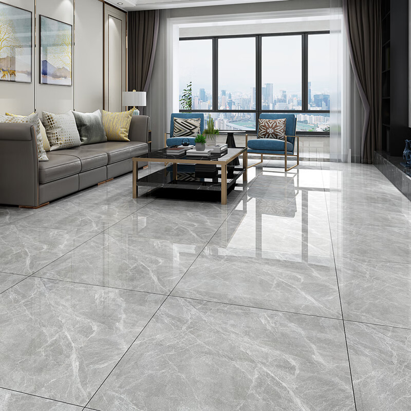 vieruodis地板砖客厅广东佛山通体大理石瓷砖地砖800x800客厅卧室别